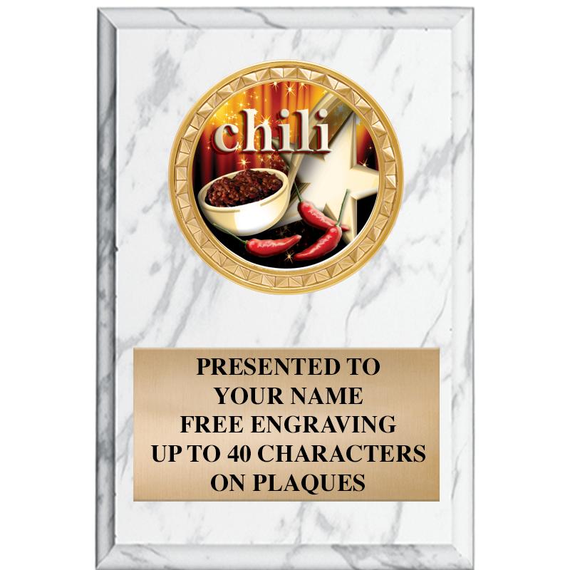 4" X 6" WHITE MBL INSERT PLQ