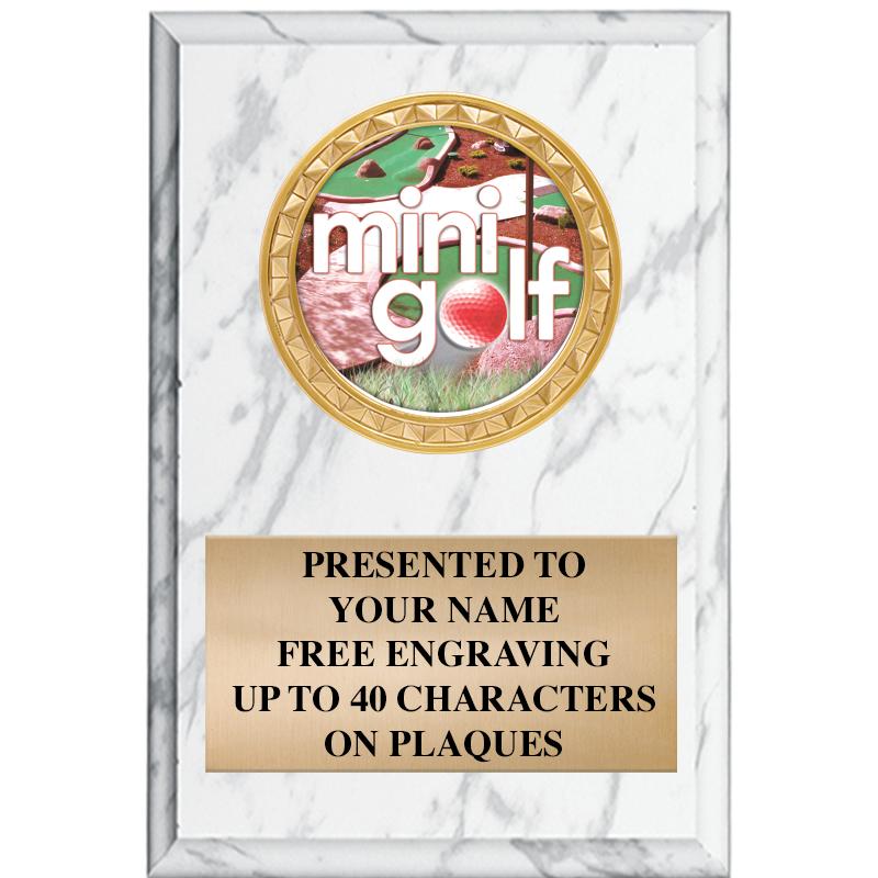 4" X 6" WHITE MBL INSERT PLQ