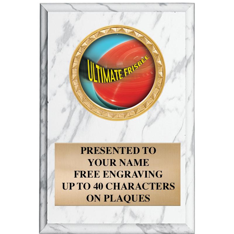 4" X 6" WHITE MBL INSERT PLQ