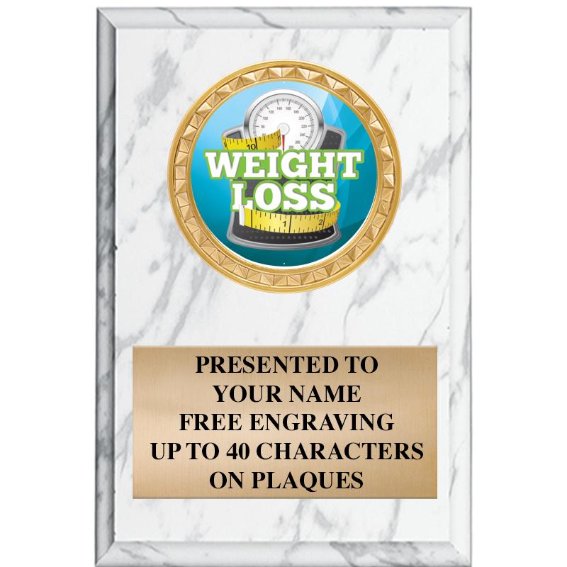 4" X 6" WHITE MBL INSERT PLQ