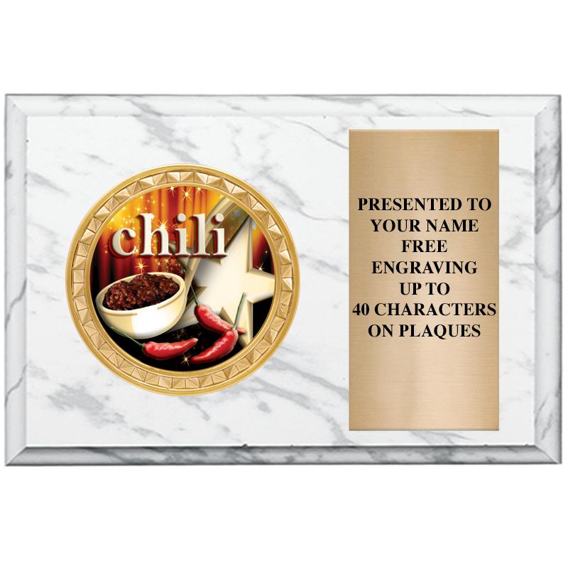 6" X 4" WHITE MBL INSERT PLQ