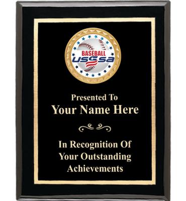 USSSA Executive Shiny Black Plaques