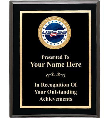 USSSA Executive Shiny Black Plaques