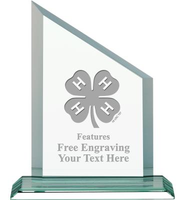 6 1/2" 4H Ivy Jade Crystal