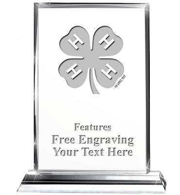4-H Rectangle Crystal Award