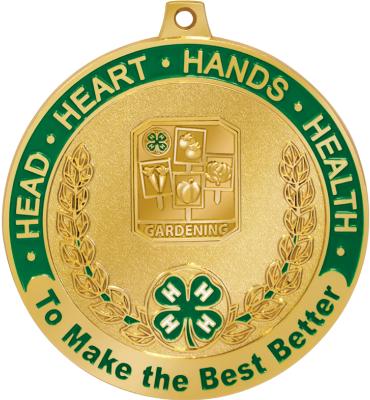 2 1/2" 4-H Gardening Medal