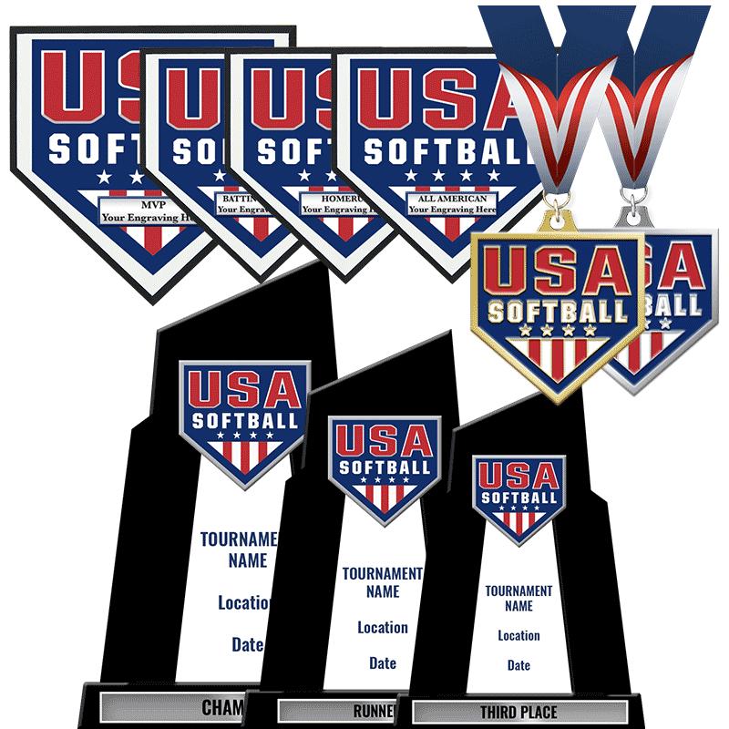 USA SOFTBALL CAT 2ADULT
