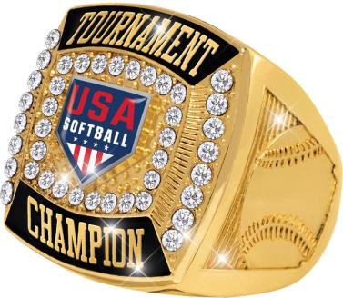Usa softball championship rings clearance