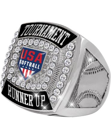 USA Softball Runner Up Deluxe Rings