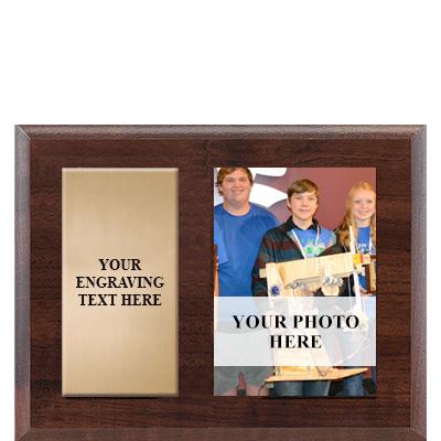 7X9 WALNUT PHOTO PLAQUE