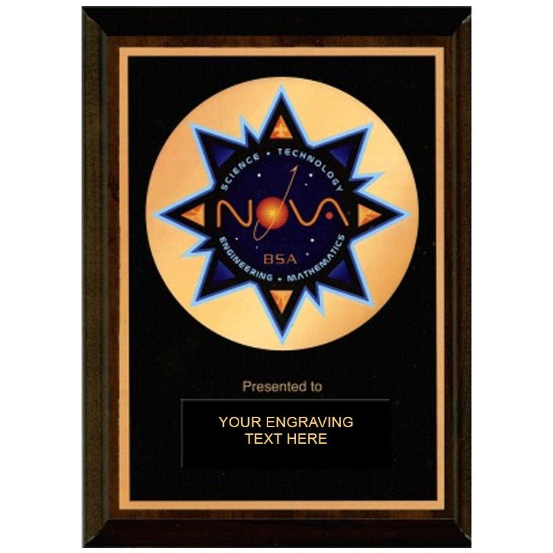 6X8 NOVA STEM WOOD PLAQUE