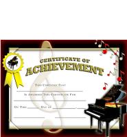 Certificate Of Achievement Certificate