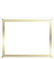 Blank Gold Foil Certificate Paper