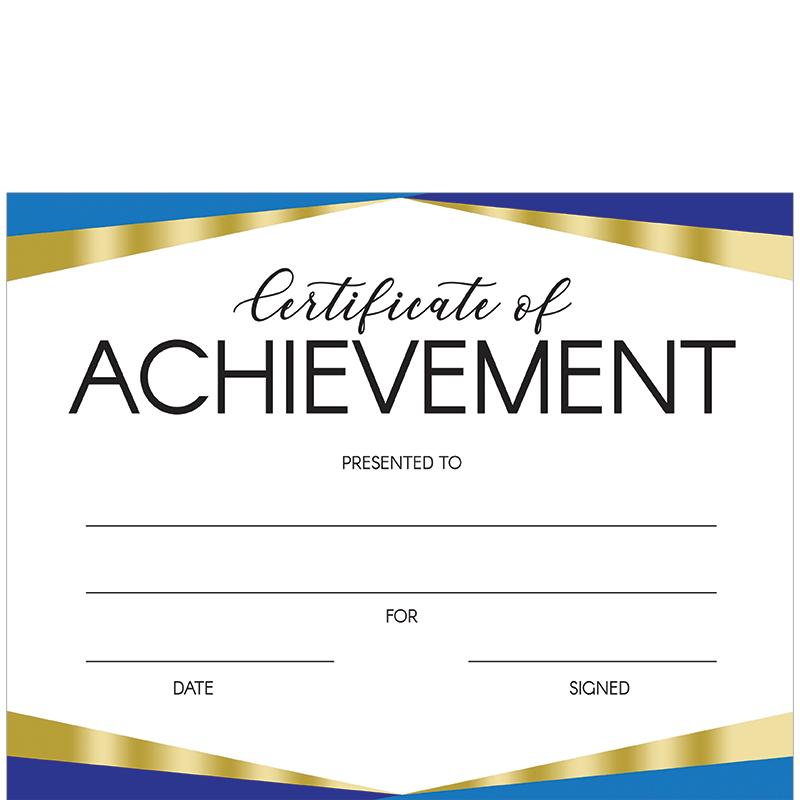 8.5X11G CL CERT OF ACHIEVEMENT