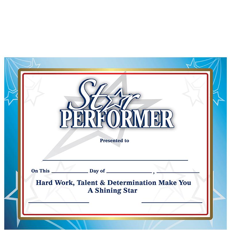 STAR PERFORMER REC CERT
