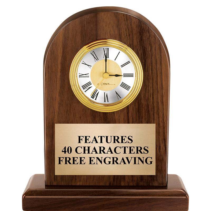 GENUINE WALNUT WOOD CLOCK