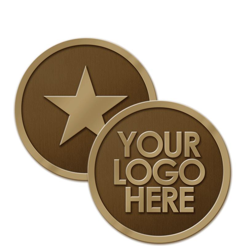 1.5" DOUBLE SIDED COIN