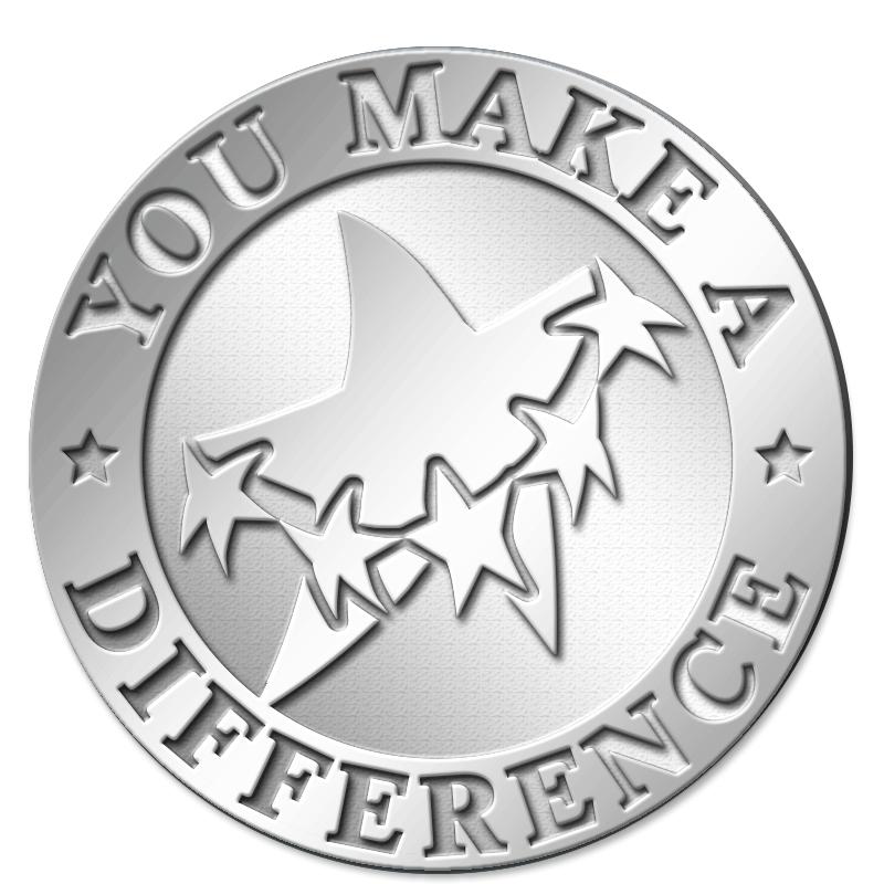 YOU MAKE A DIFFERENCE COIN