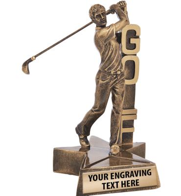 Golf Male Billboard Sculpture