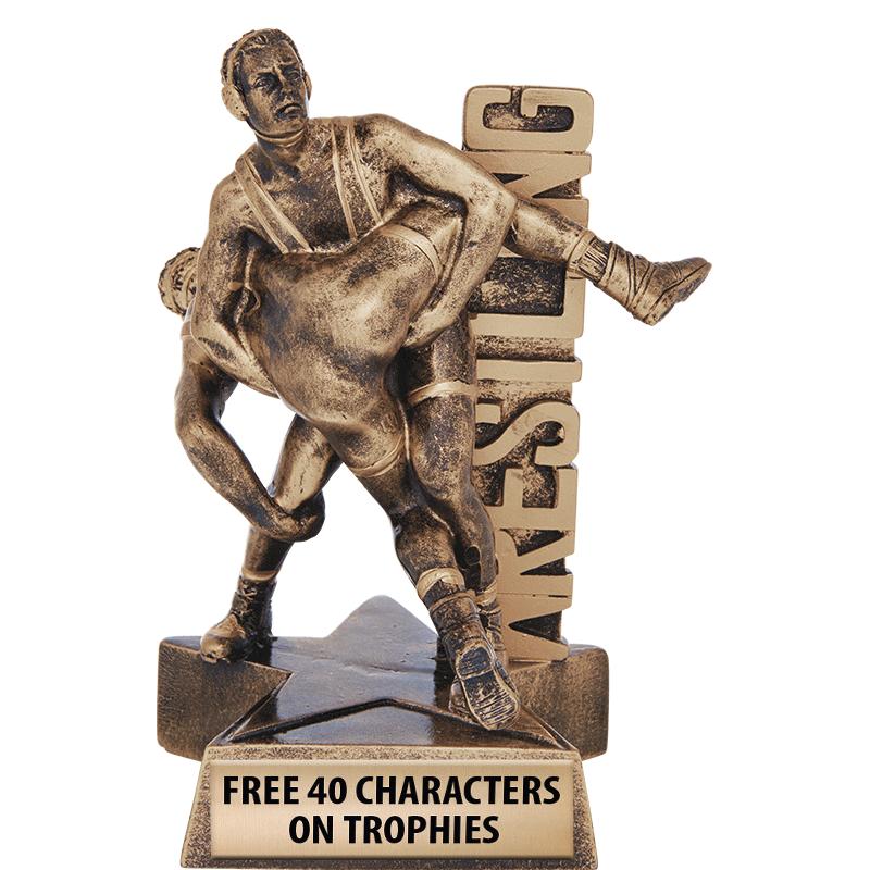 7" WRESTLING BILLBOARD TROPHY
