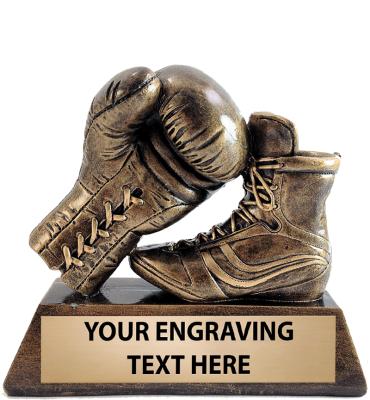Boxing Shoe And Glove Sculpture