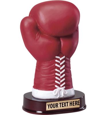 Red Boxing Glove Sculpture