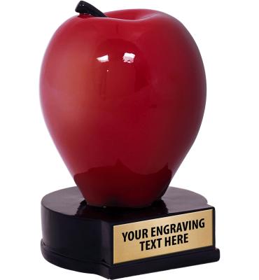 Red Apple Sculpture