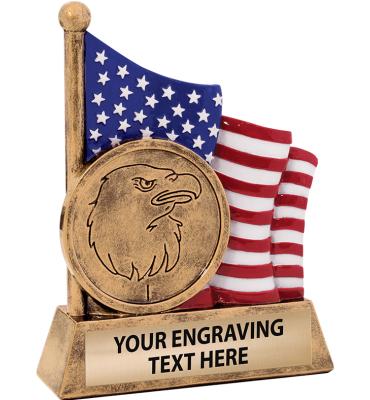 American Flag Sculpture