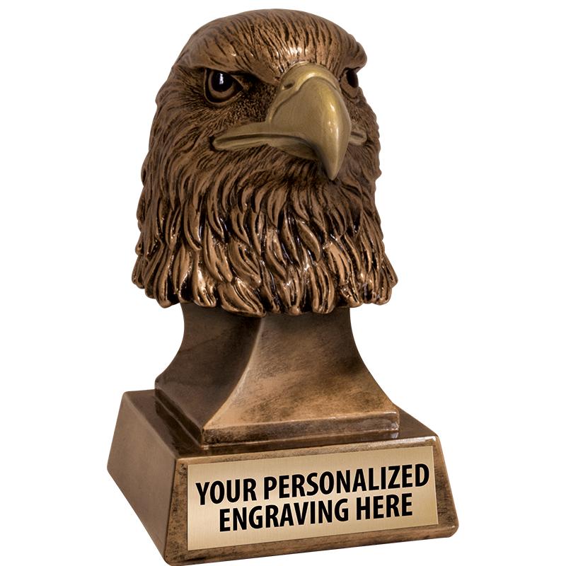 5" EAGLE HEAD SCULPTURE