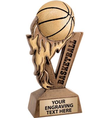Fireball Basketball Sculpture