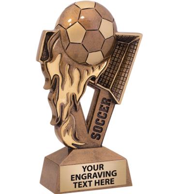 Fireball Soccer Sculpture