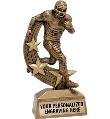 Forward Football Sculpture