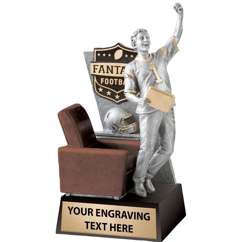 13"FANTASY FOOTBALL FAN SCULPT