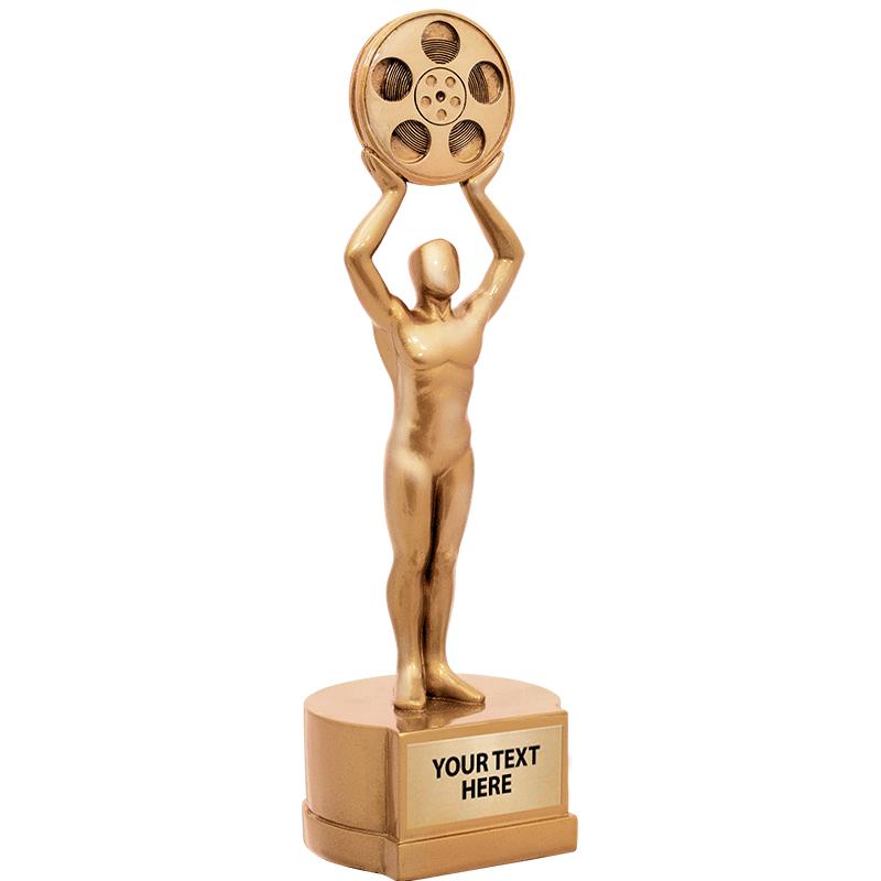 8.75"GOLDEN FILM AWARD SCULTPR