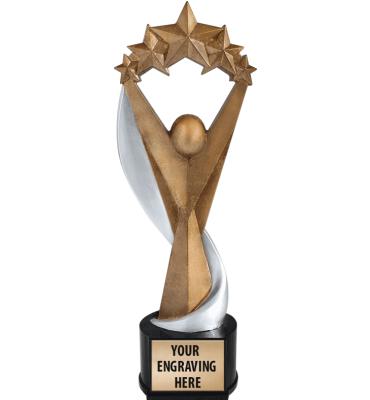 5 Star Victor Sculpture