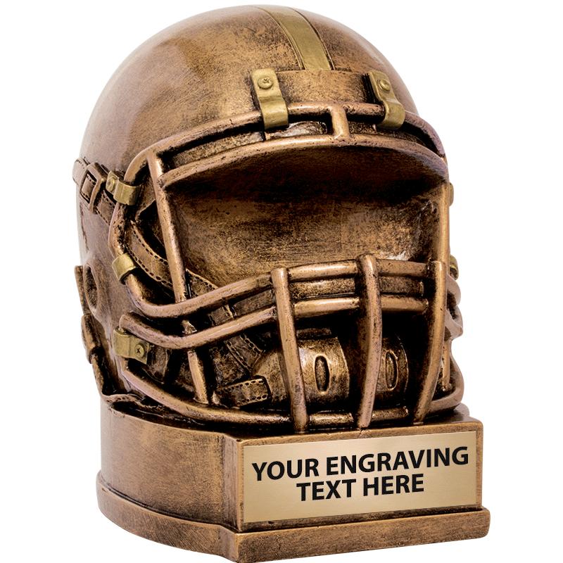 4" FOOTBALL HELMET SCULPTURE