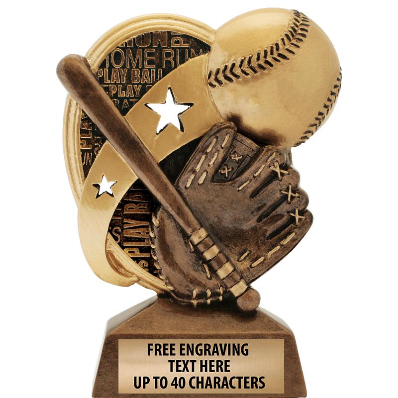 5.25"KUDOS BASEBALL SCULPTURE