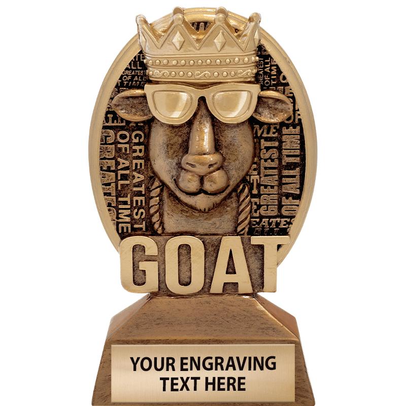 5.25" KUDOS GOAT SCULPTURE