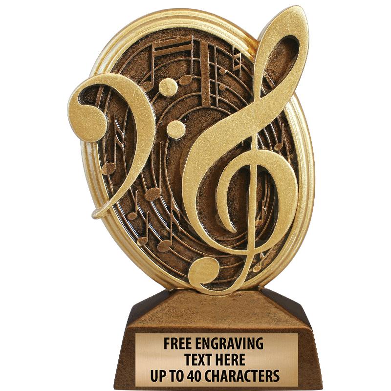 5.25"KUDOS MUSIC SCULPTURE