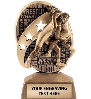 Kudos Wrestling Sculpture