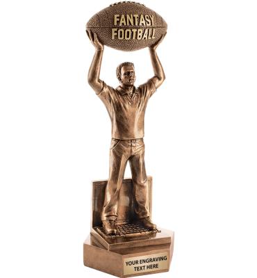 11" Fantasy Football Laptop Man Trophy