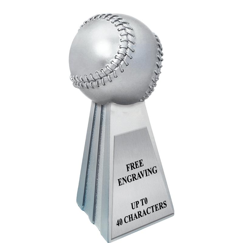 Crown Awards Baseball Trophies with Custom Engraving, 6 Personalized Boys  Baseball Championship Trophy On Black Base Prime