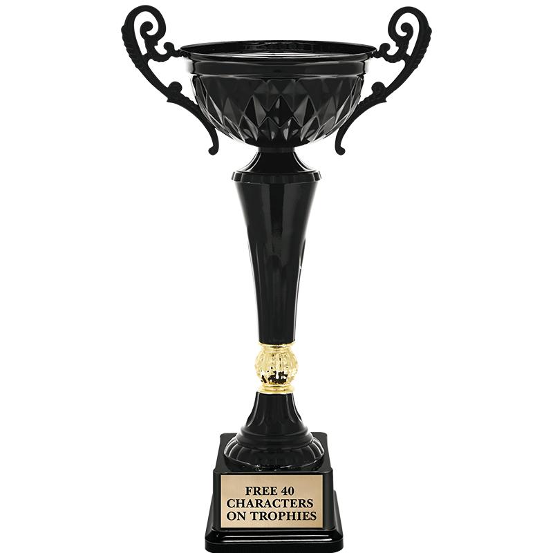 11.5" ONYX BLACK CUP TROPHY