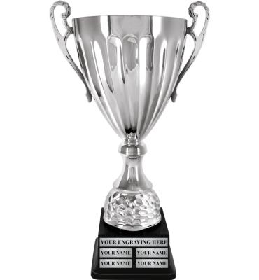 16.3" Silver Metal Perpetual Cup Trophy