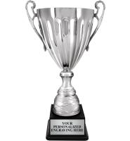 21 3/4" Silver Metal Cup Trophy
