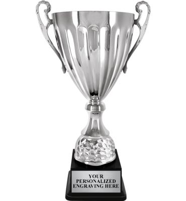 19 1/2" Silver Metal Cup Trophy