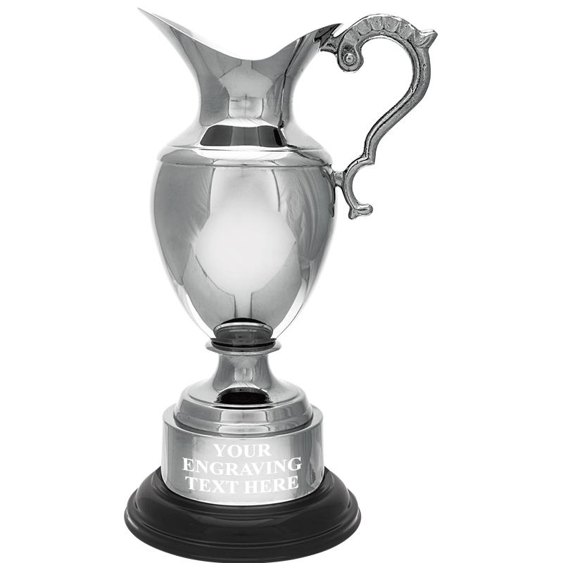 8" OLYMPUS SILVER METAL CUP