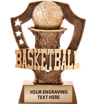 Shieldz Basketball Sculpture