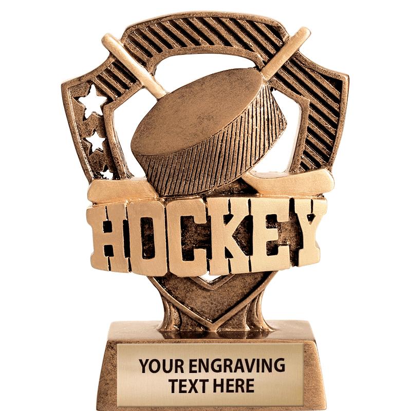 5" SHIELDZ HOCKEY SCULPTURE