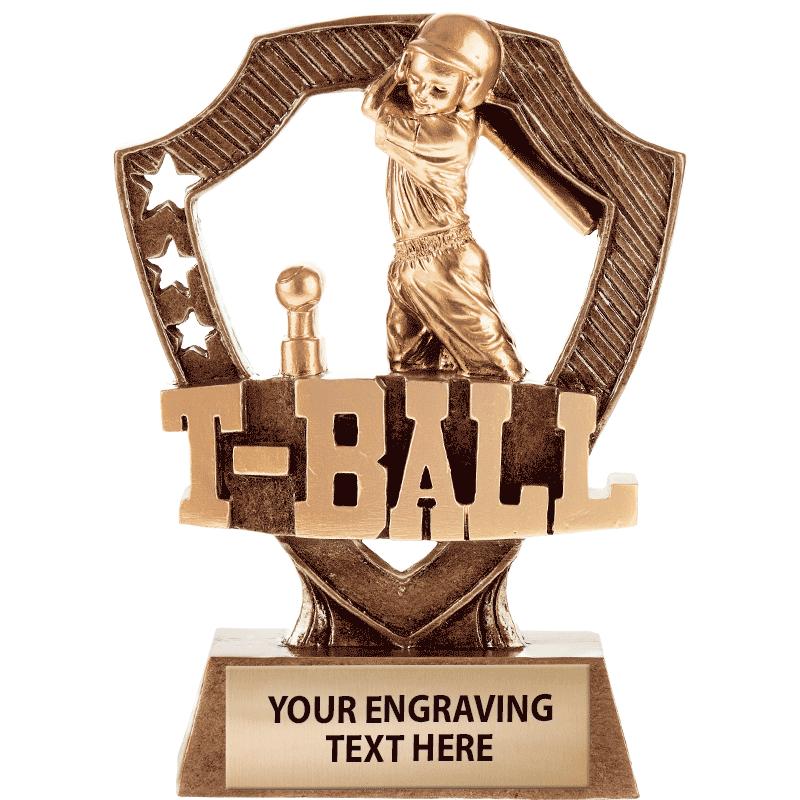 5" SHIELDZ TBALL SCULPTURE